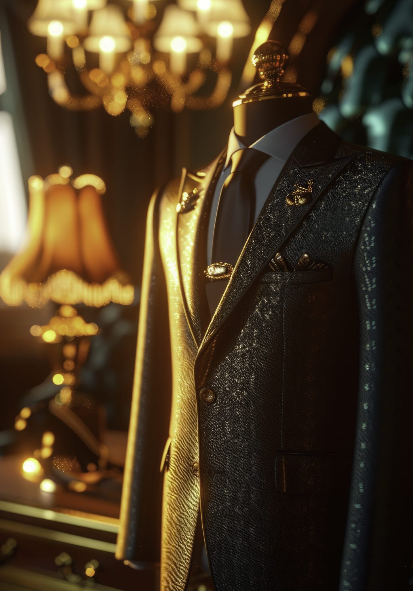 sartorial suits in à luxurious appartment, 4k, photorealist, beautiful lights, , vibrant Light, highly detailed --ar 9:16 --personalize z6qfehl --stylize 250 Job ID: a6e40f3d-03dc-43c6-a79d-0018d68841ce